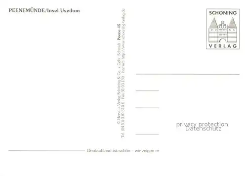 AK / Ansichtskarte Peenemuende Hafen Panorama Peenemuende