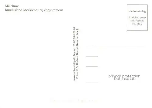 AK / Ansichtskarte Malchow Stadtansichten Panorama Malchow