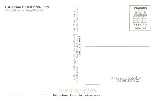 AK / Ansichtskarte Heiligenhafen_Ostseebad Uferpromenade Hafen Stadtansichten Heiligenhafen_Ostseebad