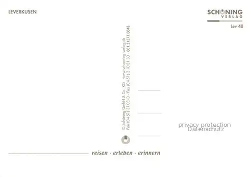 AK / Ansichtskarte Leverkusen Denkmal Parkanlage Bayer Kreuz Panorama Leverkusen