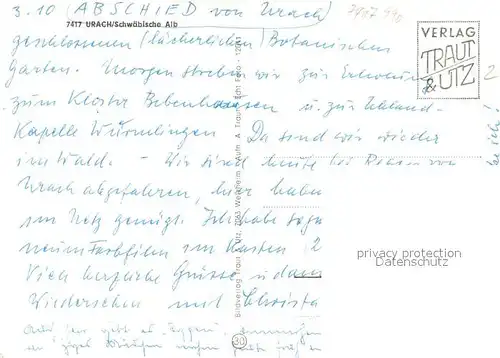 AK / Ansichtskarte Urach_Schwarzwald Marktbrunnen Rathaus Wasserfall Amanduskirche Kapelle Spital Urach Schwarzwald