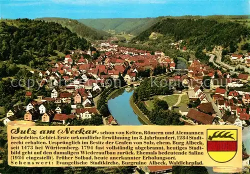 AK / Ansichtskarte Sulz_Neckar Panorama Sulz Neckar