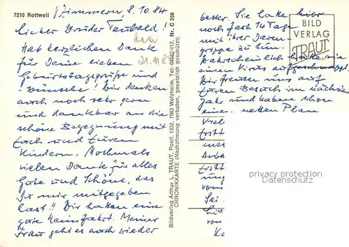 AK / Ansichtskarte Rottweil_Neckar Heilig Kreuz Muenster Schwarzes Tor Kapellenturm Rottweil Neckar