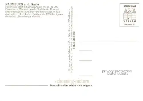 AK / Ansichtskarte Naumburg_Saale Wenzelskirche Rathaus Dom Marktplatz Naumburg_Saale