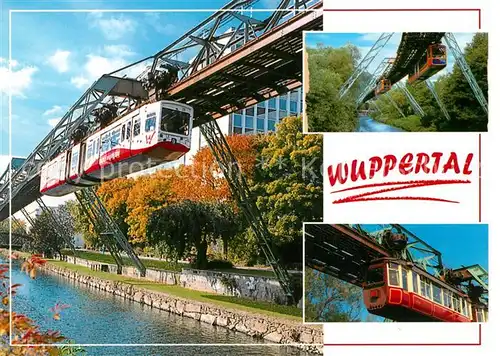 AK / Ansichtskarte Wuppertal Schwebebahnen Wuppertal