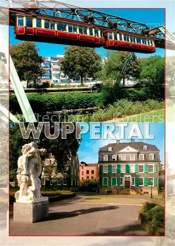 AK / Ansichtskarte Wuppertal Schwebebahn Denkmal Wuppertal