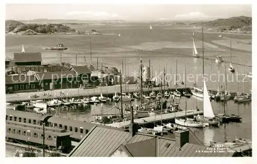 AK / Ansichtskarte Stroemstad Hamnen Segelerhafen Stroemstad