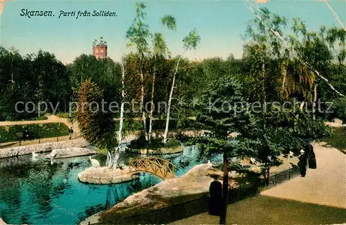 AK / Ansichtskarte Skansen_Stockholm Parti fran Solliden Skansen_Stockholm