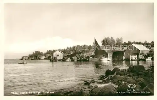 AK / Ansichtskarte Vaeddoe_Backa Fiskelaeget Bylehamn 