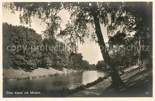 AK / Ansichtskarte Motala Goeta Kanal Motala