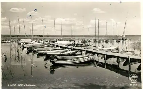 AK / Ansichtskarte Lindoe Bathamn Bootshafen 