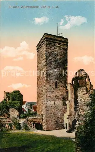 AK / Ansichtskarte Zavelstein Ruine Zavelstein