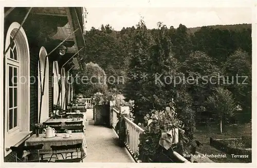 AK / Ansichtskarte Bad_Liebenzell Kurhaus Monbachtal Terrasse Bad_Liebenzell