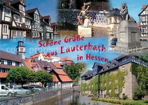 AK / Ansichtskarte Lauterbach_Hessen Stadtansichten Lauterbach Hessen