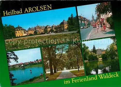 AK / Ansichtskarte Arolsen_Bad Ferienland Waldeck Panoramen Arolsen_Bad