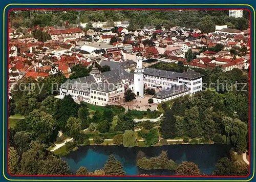 AK / Ansichtskarte Homburg_Bad Fliegeraufnahme Schloss Homburg_Bad