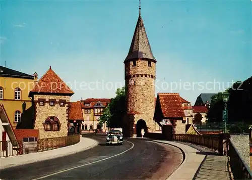 AK / Ansichtskarte Bad_Homburg Ritter von Marx Bruecke Bad_Homburg