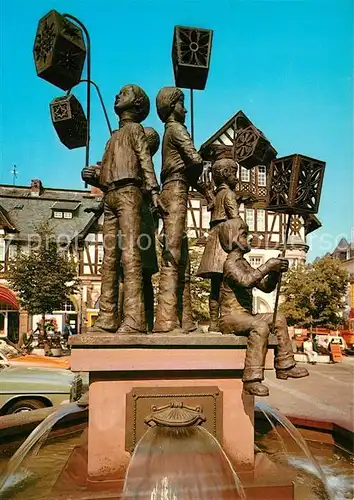 AK / Ansichtskarte Bad_Homburg Laternenbrunnen Marktplatz Bad_Homburg