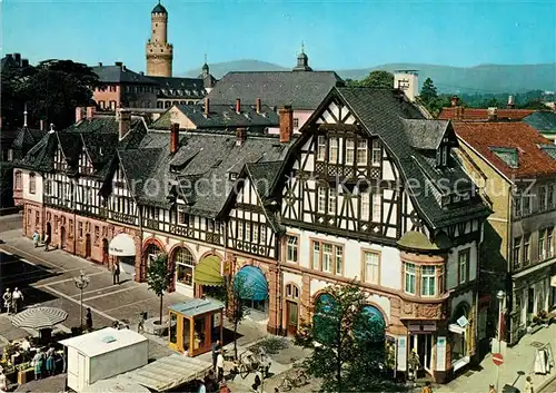 AK / Ansichtskarte Bad_Homburg Markt Schloss Bad_Homburg