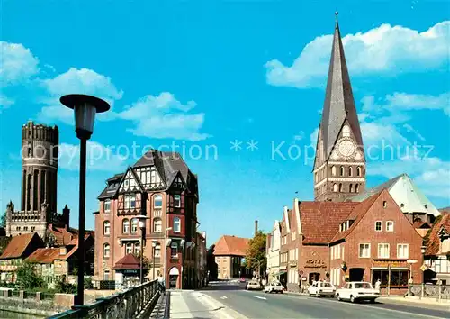 AK / Ansichtskarte Lueneburg Johanniskirche Bruecke Lueneburg