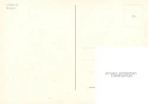 AK / Ansichtskarte Luebeck Burgtor Luebeck