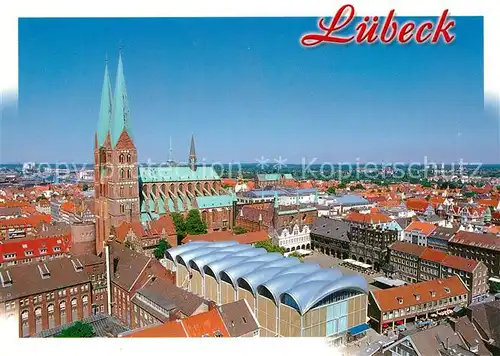 AK / Ansichtskarte Luebeck Sankt Marien Marktplatz Rathaus Luebeck