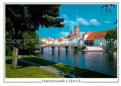 AK / Ansichtskarte Luebeck Malerwinkel Luebeck