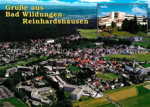 AK / Ansichtskarte Reinhardshausen Fliegeraufnahme Kurklinik Quellental Reinhardshausen