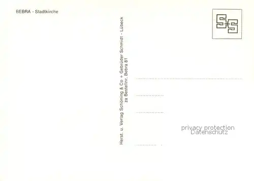 AK / Ansichtskarte Bebra Stadtkirche Bebra