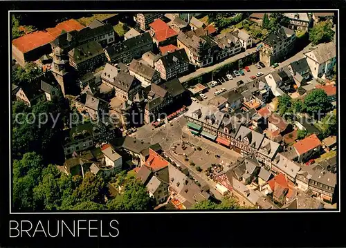 AK / Ansichtskarte Braunfels Fliegeraufnahme Panorama Braunfels