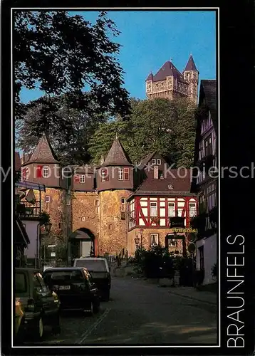 AK / Ansichtskarte Braunfels Marktplatz Unterste Pforte Schloss Braunfels