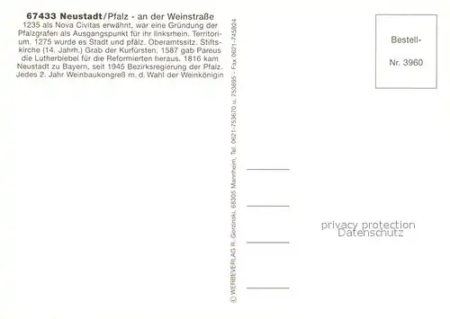 AK / Ansichtskarte Neustadt_Weinstrasse Rathaus Neustadt_Weinstrasse