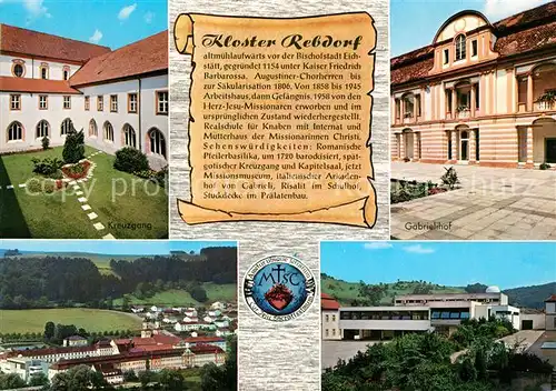 AK / Ansichtskarte Rebdorf_Eichstaett_Bayern Kloster Rebdorf_Eichstaett_Bayern