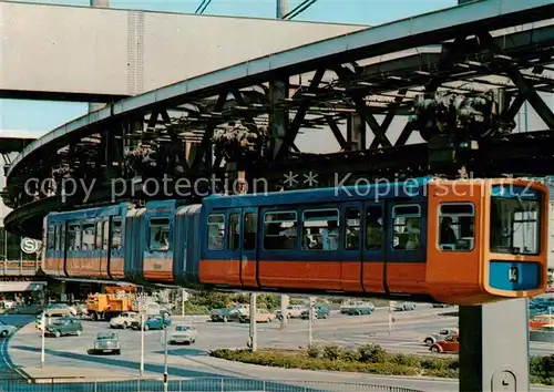 AK / Ansichtskarte Wuppertal Schwebebahn Alten Markt Wuppertal