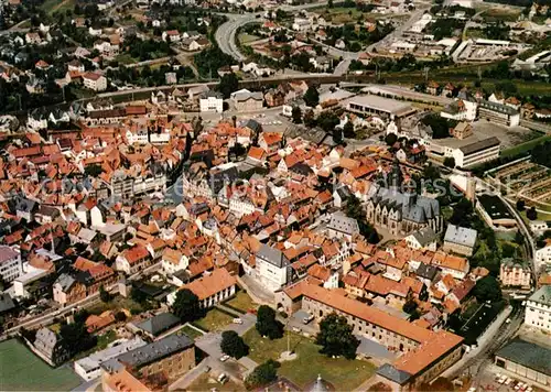 Butzbach Teilansicht Fliegeraufnahme Butzbach