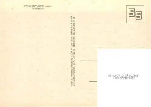 Butzbach Teilansicht Fliegeraufnahme Butzbach