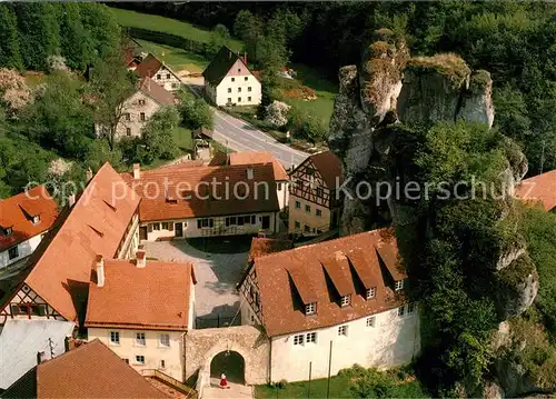 Tuechersfeld Fraenkische Schweiz Museum Fliegeraufnahme Tuechersfeld