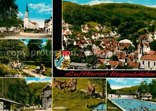 Heigenbruecken Freibad Hirschpark Ponyhof Kneipp Anlage  Heigenbruecken