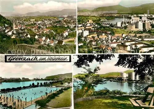 Grenzach Wyhlen Freibad Teilansichten  Grenzach Wyhlen