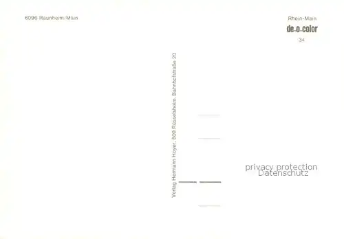 Raunheim Ortsansichten Raunheim