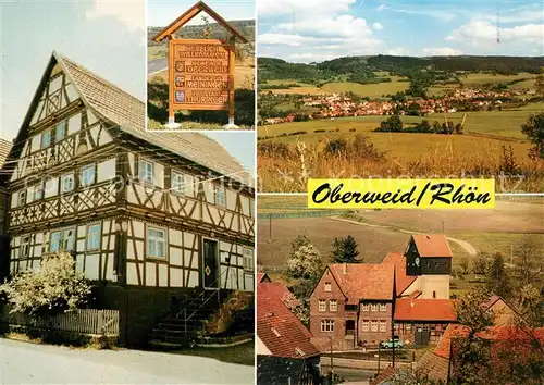 Oberweid_Rhoen Ortsansichten Fachwerkhaus  Oberweid Rhoen