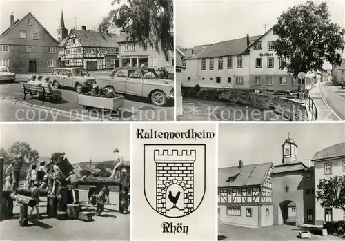 Kaltennordheim Karl Marx Platz Gasthaus zur Brauerei Spielplatz Schloss Kaltennordheim