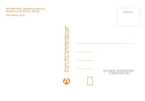 Kaltennordheim Karl Marx Platz Gasthaus zur Brauerei Spielplatz Schloss Kaltennordheim