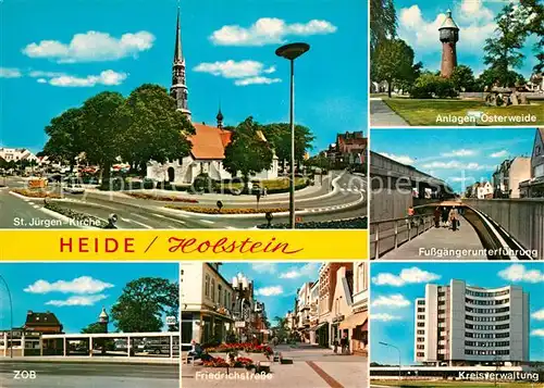 Heide_Holstein Kreisverwaltung ZOB Friedrichstrasse Anlagen oesterweide  Heide_Holstein