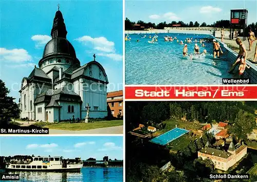 Haren_Ems St. Martinus Kirche Wellenbad Amisia Schloss Dankern  Haren_Ems