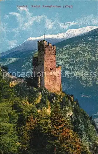 AK / Ansichtskarte Landeck_Tirol Schloss Schroffenstein Landeck Tirol