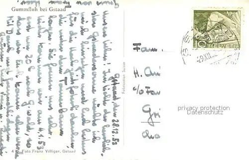 AK / Ansichtskarte Gummfluh Berghuette Gummfluh