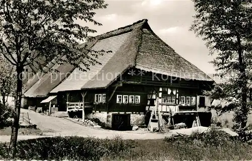 AK / Ansichtskarte Gutach_Schwarzwald Altes Schwarzwaldhaus Gutach Schwarzwald