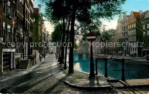 AK / Ansichtskarte Amsterdam_Niederlande Voorburgwal Amsterdam_Niederlande