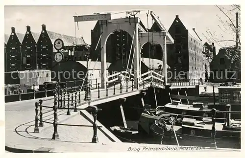 AK / Ansichtskarte Amsterdam_Niederlande Brug Prinseneiland  Amsterdam_Niederlande